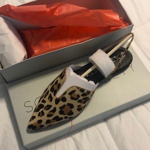 Animal Print Slingback Flats